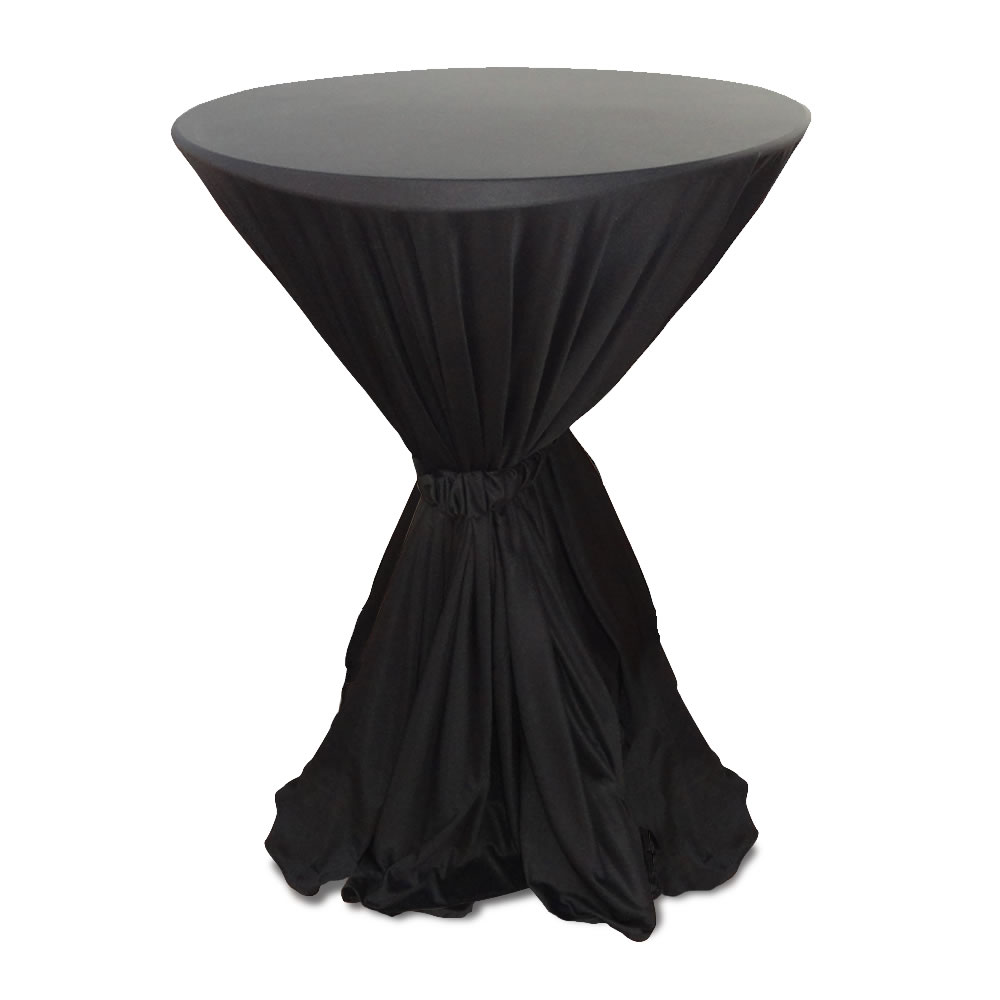 Bistro black tablecloth